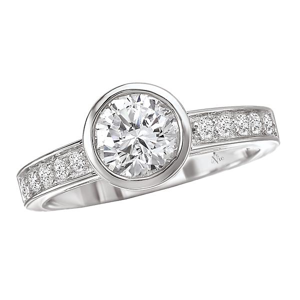 semi-mount diamond ring 115011-100