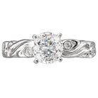 peg head semi-mount diamond ring 115017-sa