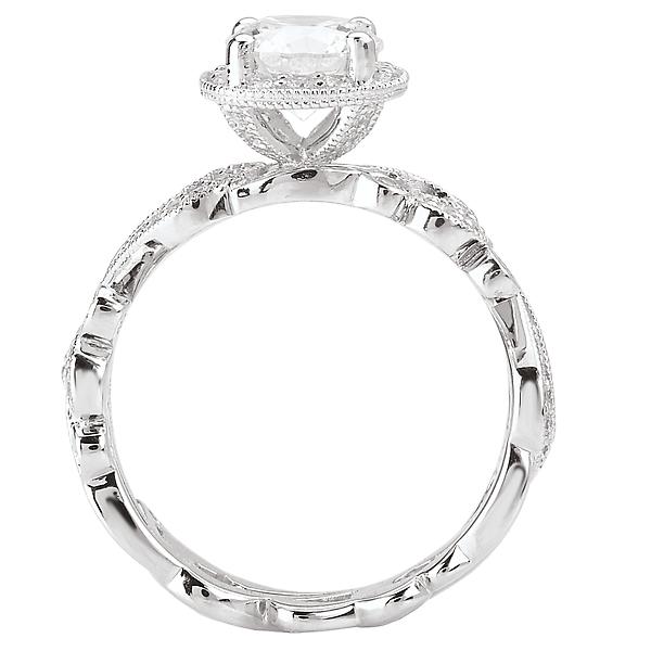 halo semi-mount diamond ring 115022-100a