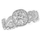 halo semi-mount diamond ring 115022-100a