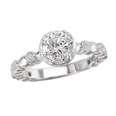 semi-mount diamond ring 115023-100