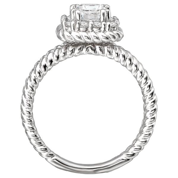 halo semi-mount diamond ring 115026-100