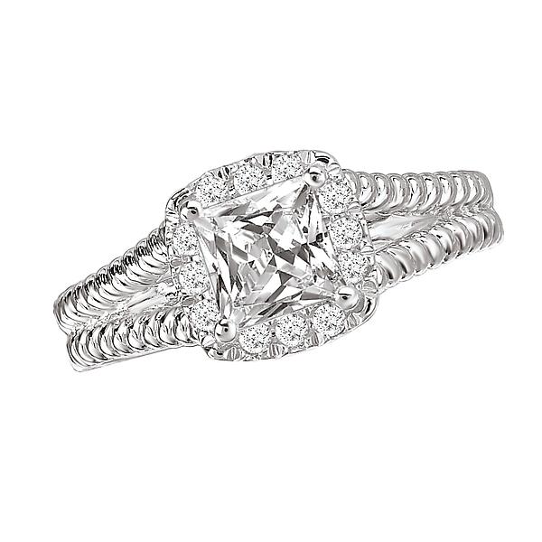 halo semi-mount diamond ring 115029-100