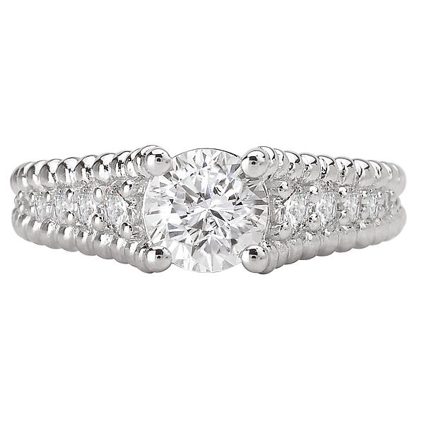 classic semi-mount diamond ring 115034-100