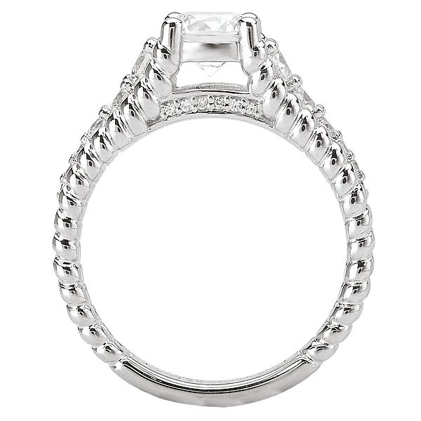 classic semi-mount diamond ring 115034-100