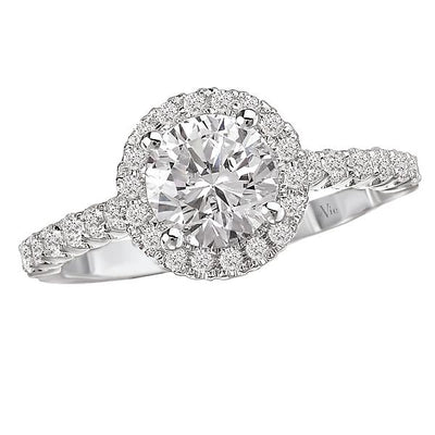 halo semi-mount diamond ring 115035-100a