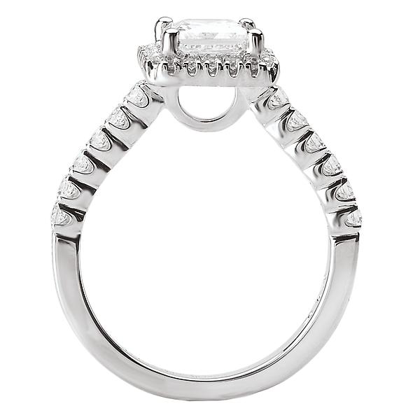 halo semi-mount diamond ring 115036-100