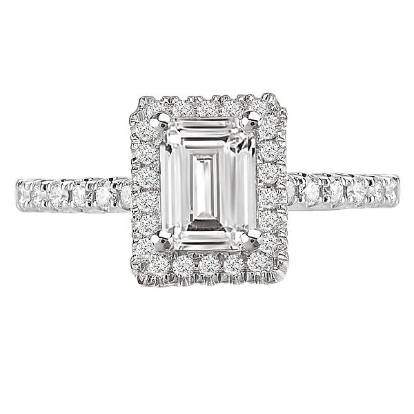 halo semi-mount diamond ring 115037-050