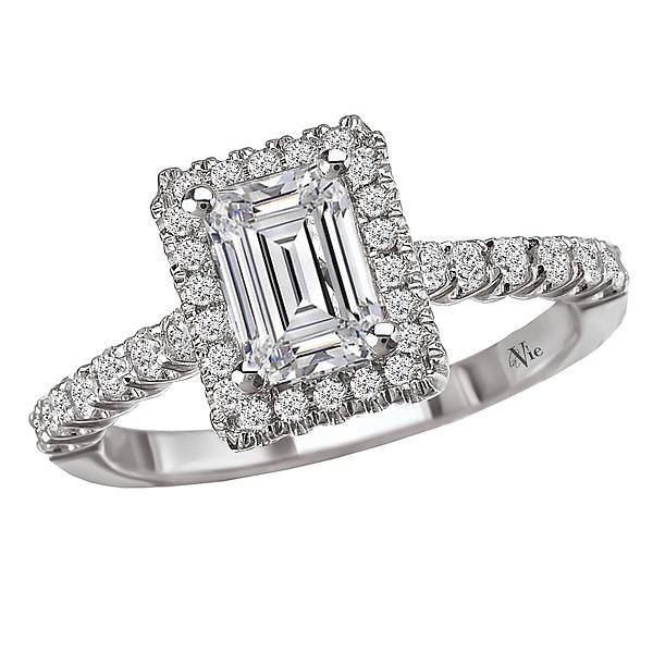 halo semi-mount diamond ring 115037-050