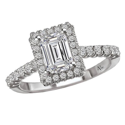 halo semi-mount diamond ring 115037-050