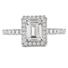 halo semi-mount diamond ring 115037-100