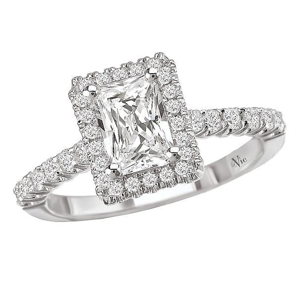 halo semi-mount diamond ring 115037-100