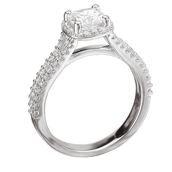 halo semi-mount diamond ring 115038-100