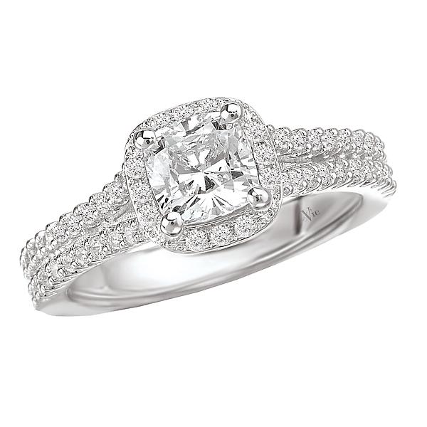 halo semi-mount diamond ring 115038-100