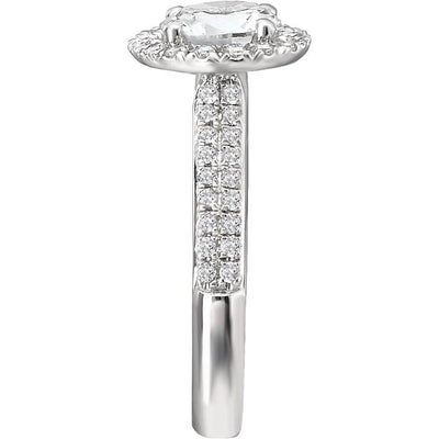 halo semi-mount diamond ring 115042-100