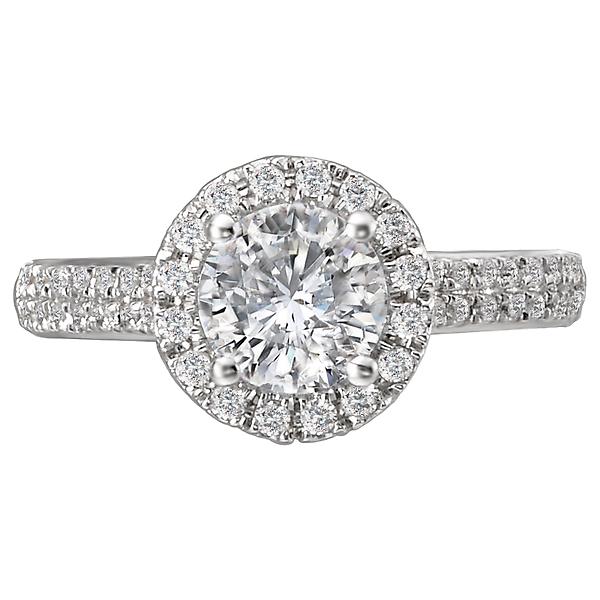 halo semi-mount diamond ring 115042-100a