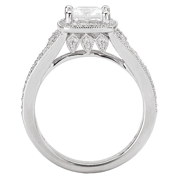 split shank semi-mount diamond ring 115047-100
