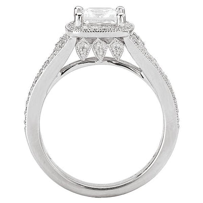 split shank semi-mount diamond ring 115047-100a