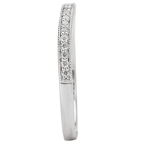 curved wedding band 115047-100w