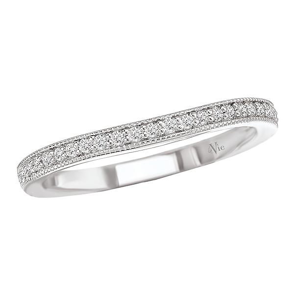 curved wedding band 115047-100w