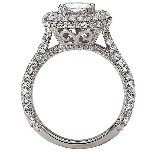 halo semi-mount diamond ring 115048-100