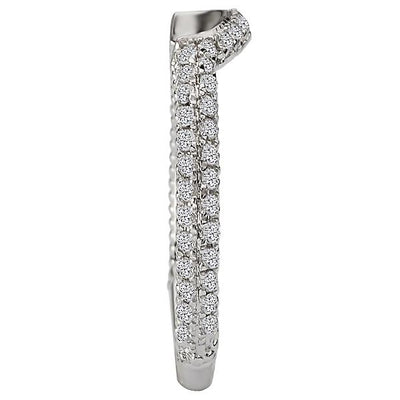 curved wedding band 115048-100w