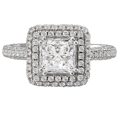 halo semi-mount diamond ring 115049-100
