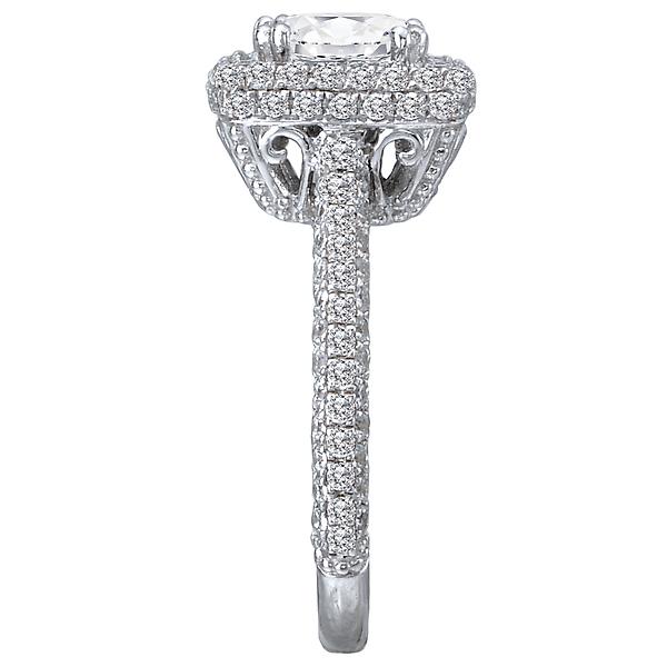 halo semi-mount diamond ring 115049-100