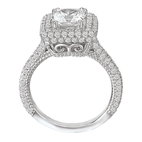 halo semi-mount diamond ring 115049-100