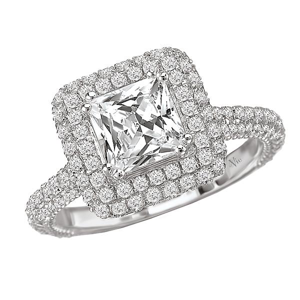 halo semi-mount diamond ring 115049-100