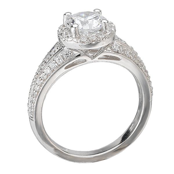 halo semi-mount diamond ring 115054-100