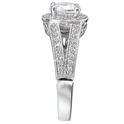 halo semi-mount diamond ring 115055-100