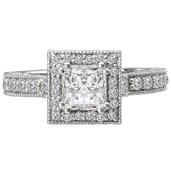 halo semi-mount diamond ring 115057-100