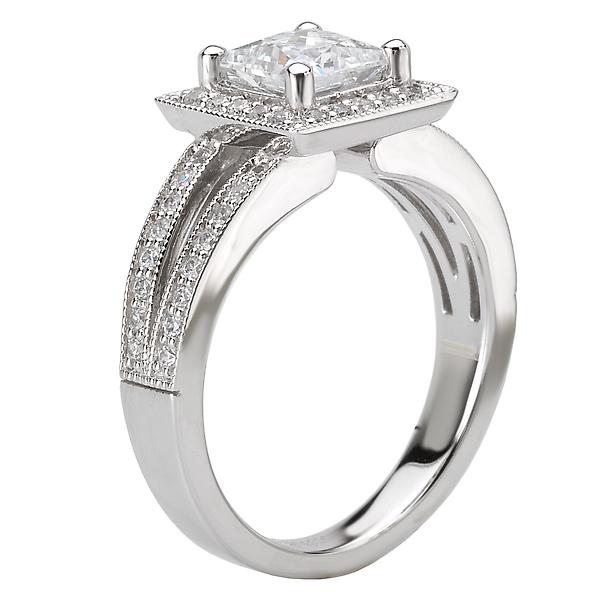 halo semi-mount diamond ring 115062-100