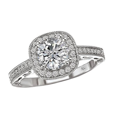 halo semi-mount diamond ring 115071-050