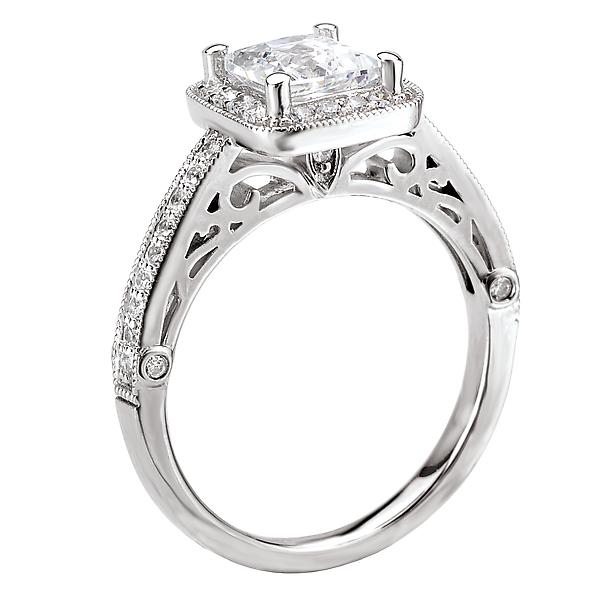 halo semi-mount diamond ring 115073-100