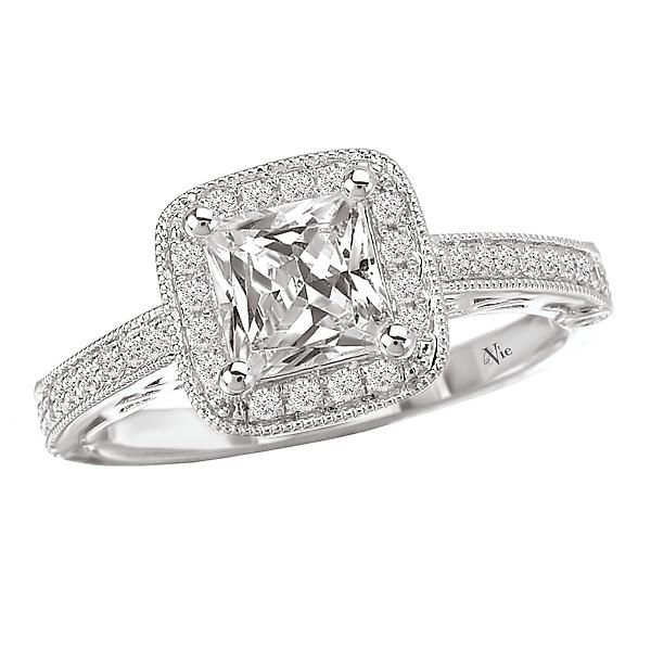 halo semi-mount diamond ring 115073-100