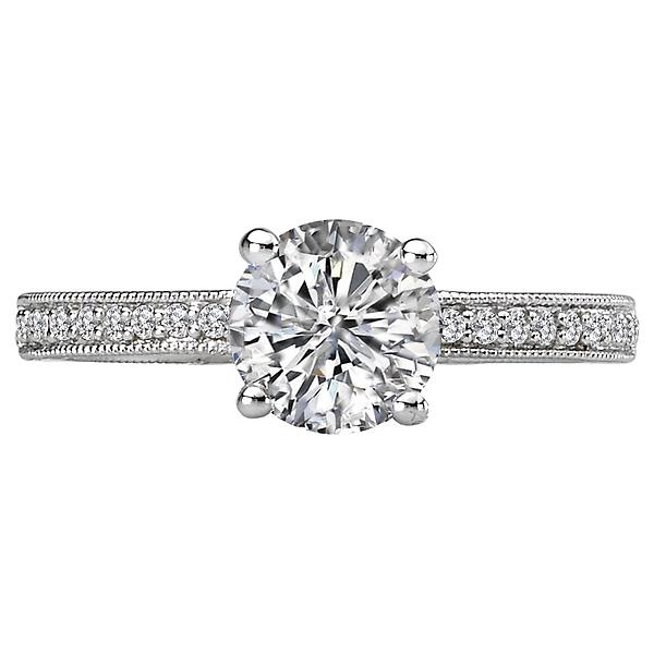 classic semi-mount diamond ring 115075-100