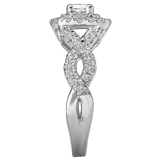 Halo Diamond Ring
