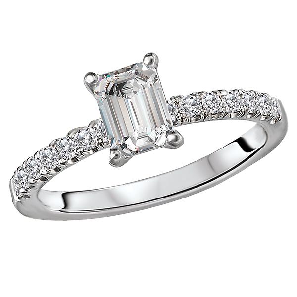 Diamond Semi-Mount Engagement Ring