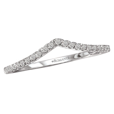 curved wedding band