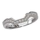 curved wedding band