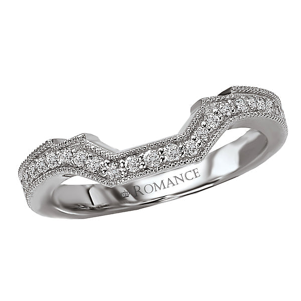 curved wedding band
