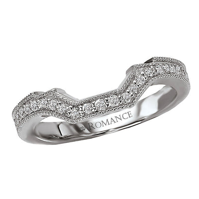 curved wedding band