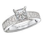 peg head semi-mount diamond ring