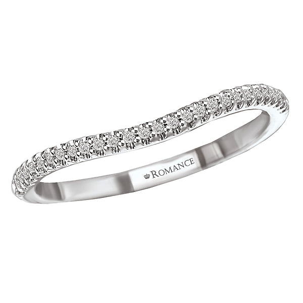curved wedding band