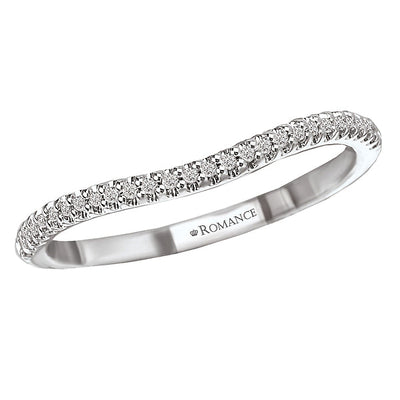 curved wedding band