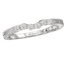 curved wedding band