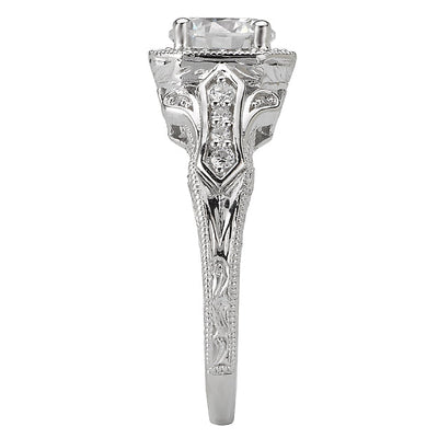 Vintage Semi-Mount Diamond Ring