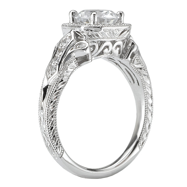 Vintage Semi-Mount Diamond Ring